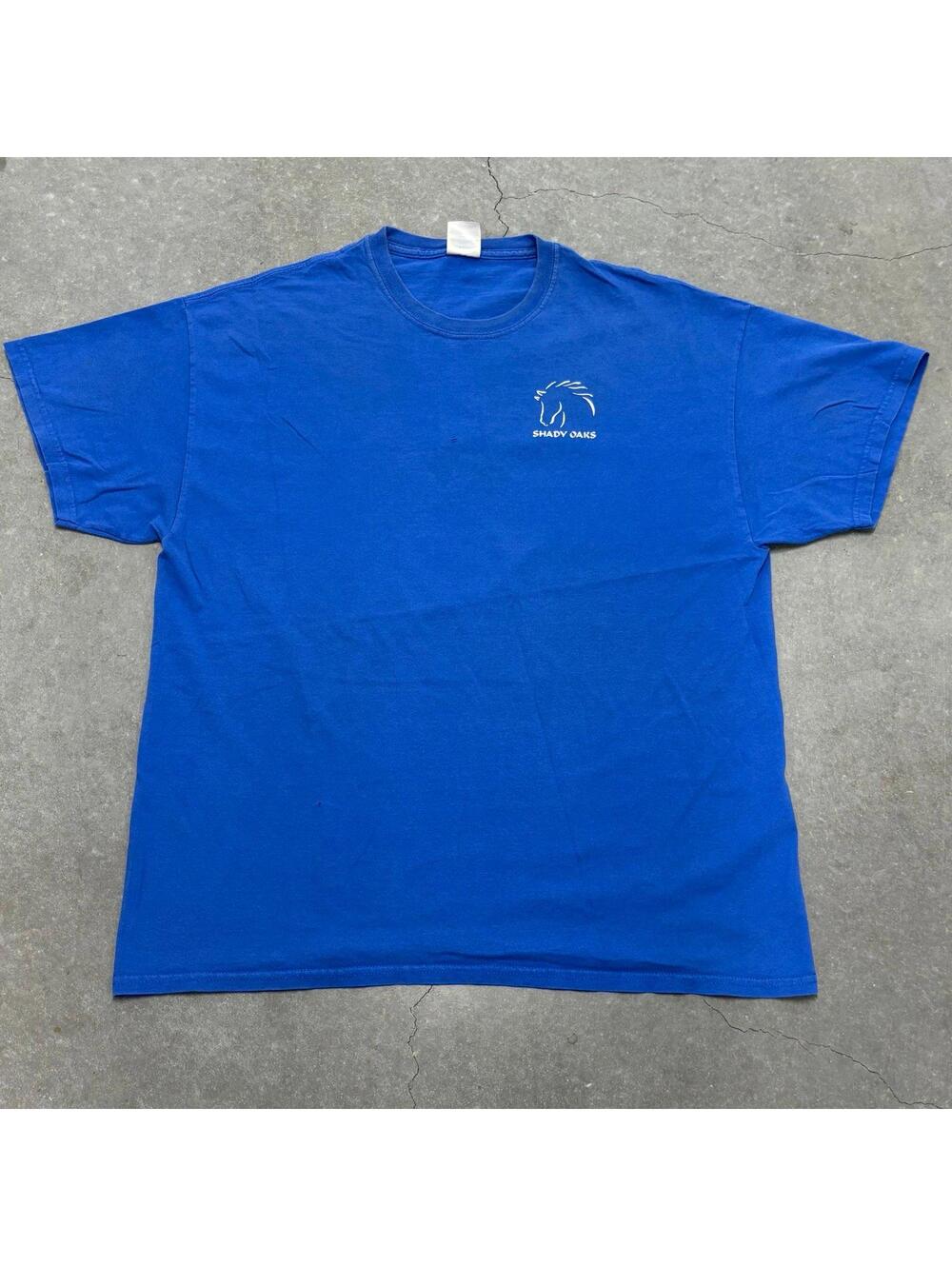 Gildan Shady Oaks Horse Outline Logo T Shirt